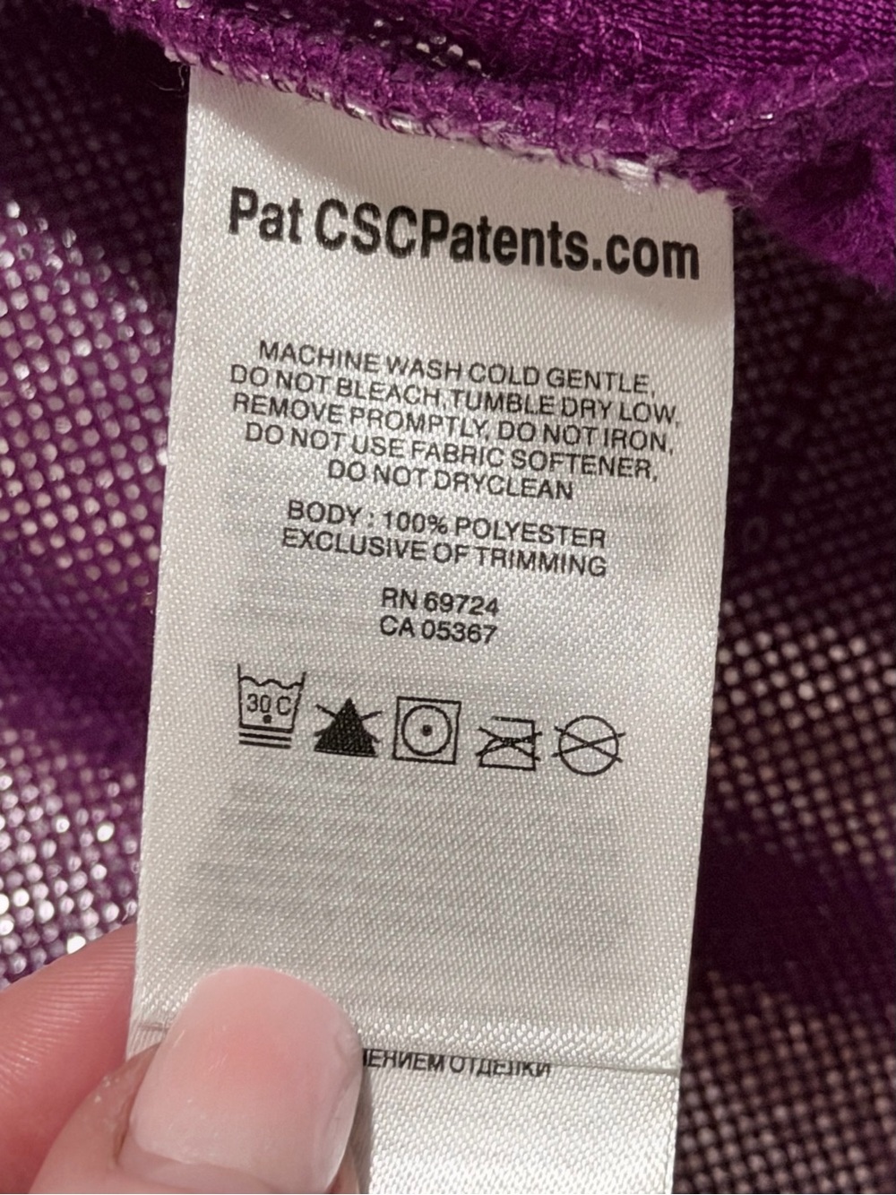 Columbia Purple Full-Zip Teddy Fleece Jacket - Picture 13 of 14
